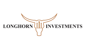 Logo of Longhorn Investments with a stylized outline of a longhorn above the name.